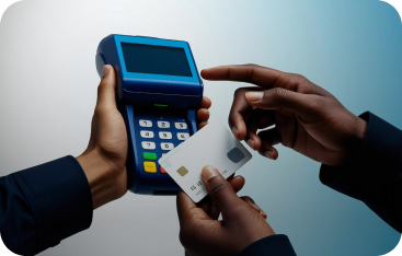 Card payment at a terminal